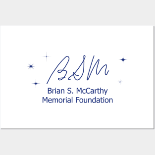 BSM Foundation Blue Logo Posters and Art